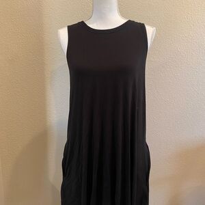Sleeveless Black Sun Cover Size 8-10